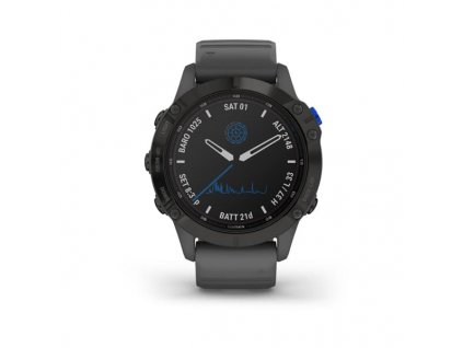 garmin fenix 6 pro solar black slate gray band 01