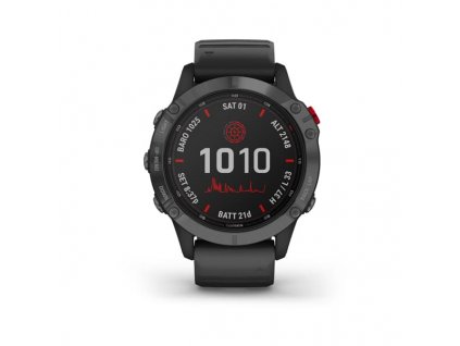 garmin fenix 6 pro solar slate gray black band 01