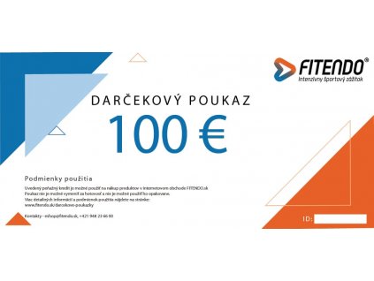 darcekovy poukaz v hodnote 100 eur fitendo sk