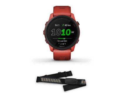 garmin forerunner 745 hr magma red 01