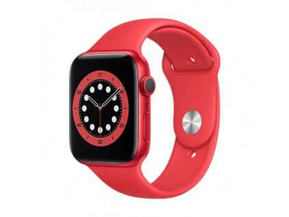 apple watch series 6 gps 40 mm product red aluminium case with product red sport band regular i107403
