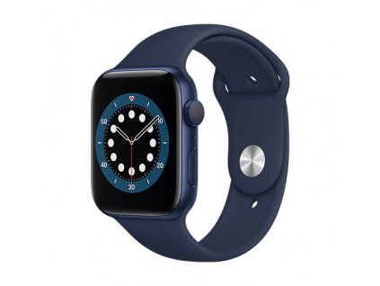 apple watch series 6 gps 40 mm blue aluminium case with deep navy sport band regular i107401