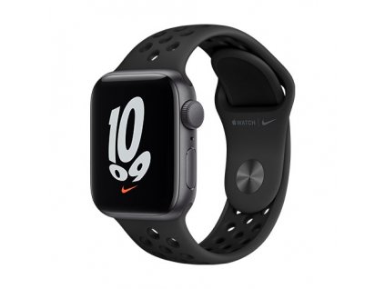 apple watch nike se gps 40mm space grey aluminium case with anthracite black nike sport band