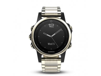 Garmin fénix 5S Sapphire Champagne, Metal band