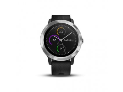 Garmin Vívoactive 3 Black Silicone, Stainless Steel