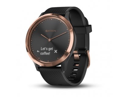 Garmin vívomove HR, Sport, Black-Rose Gold, S/M