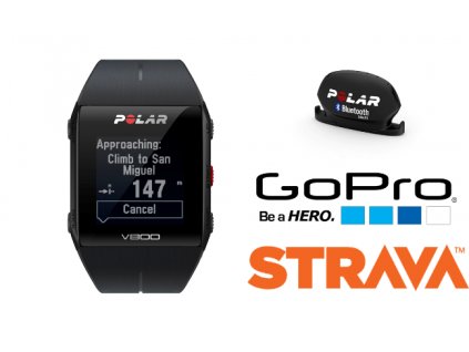 POLAR V800 HR čierny Combo  + Zadarmo Polar snímač kadencie a rýchlosti!