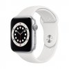 apple watch series 6 gps 40 mm silver aluminium case with white sport band regular i107396