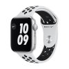 apple watch nike series 6 gps 44mm silver aluminium case with pure platinum black nike sport band regular i107419