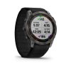 garmin enduro 2 sapphire solar carbon gray dlc titanium black ultrafit nylon strap 03
