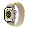 apple watch ultra 49mm titanium yellow beige trail loop 01