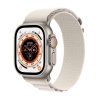 apple watch ultra 49mm titanium starlight alpine loop 01