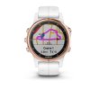Garmin fénix 5S Plus Sapphire, Rose Gold, White band