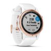 Garmin fénix 5S Plus Sapphire, Rose Gold, White band