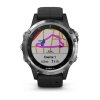 Garmin fénix 5 Plus Silver, Black band