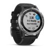 Garmin fénix 5 Plus Silver, Black band