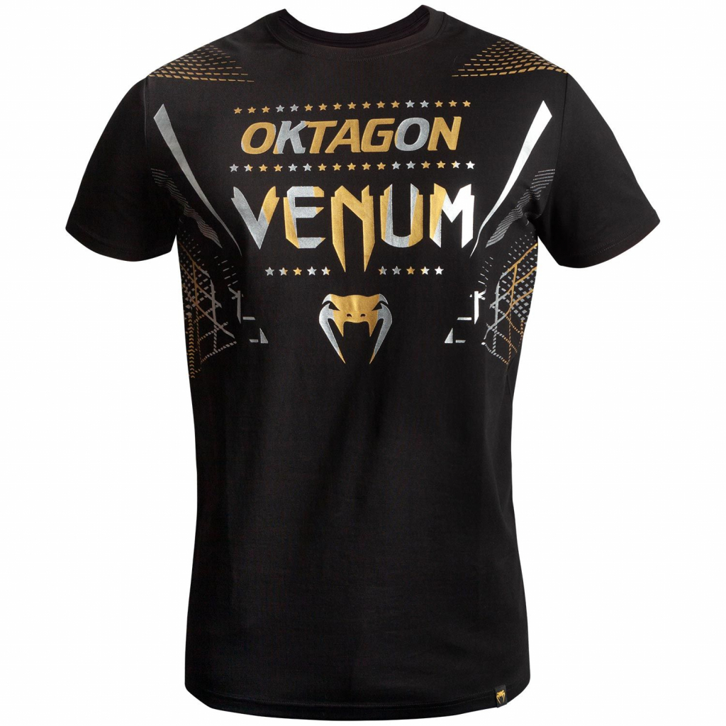 venum 03872 538 tshirt triko oktagon black gold f1