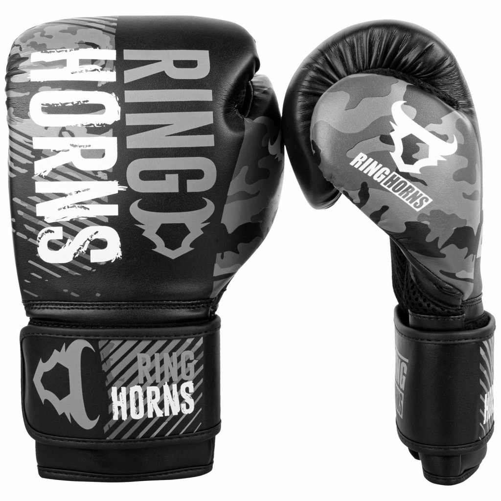 box gloves ringhorns charger camo black grey 1