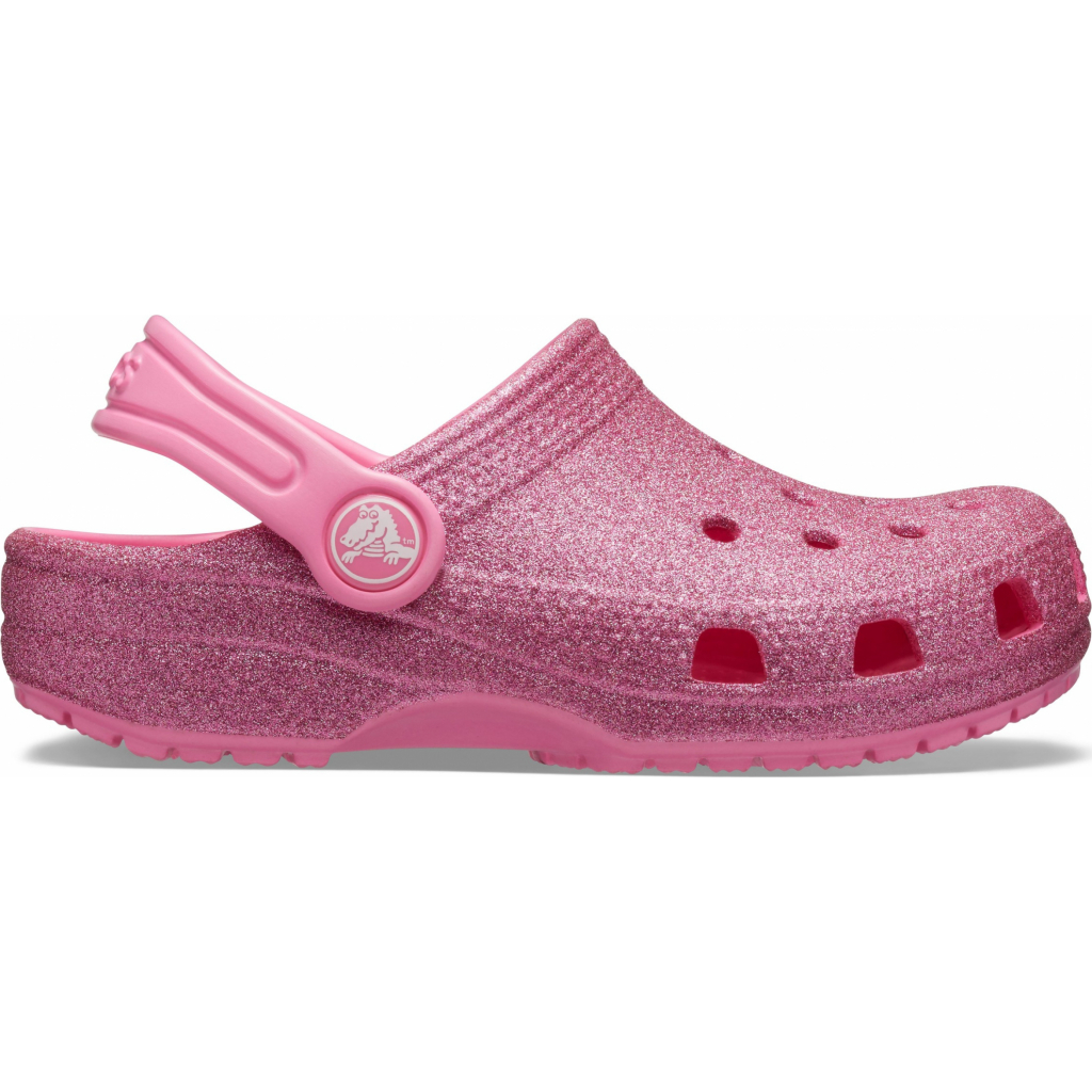 glitter rose gold crocs