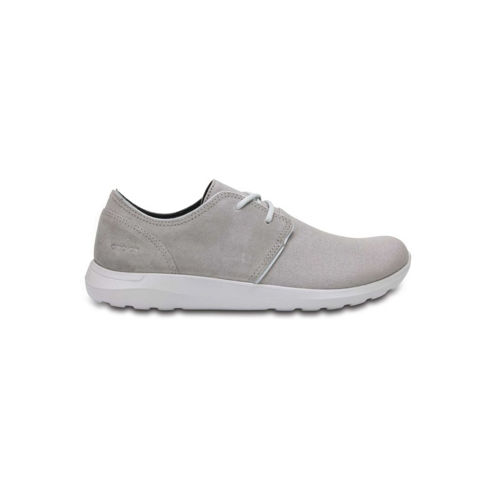 Crocs Kinsale 2Eye Shoe M Charcoal/Pearl White