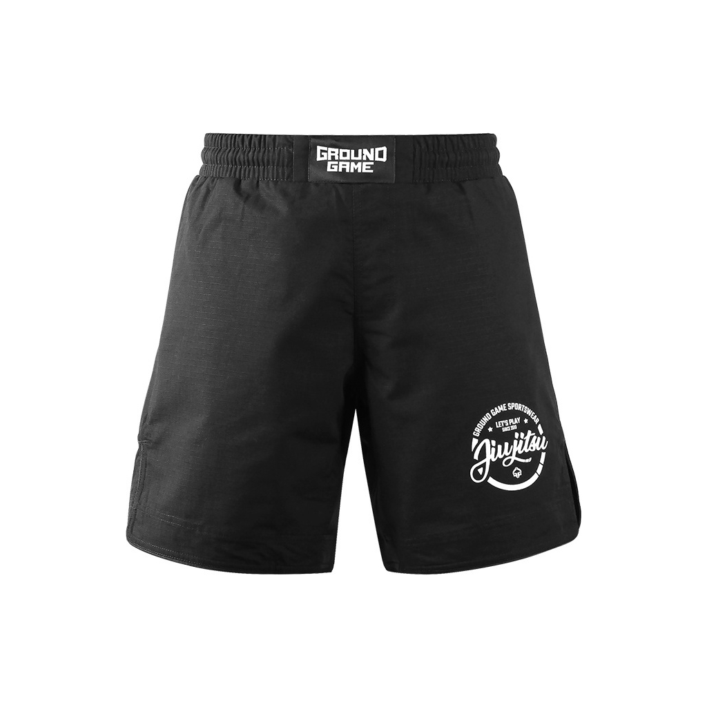 MMA kraťasy Ground Game JIU JITSU Ripstop černé FITexpert.cz