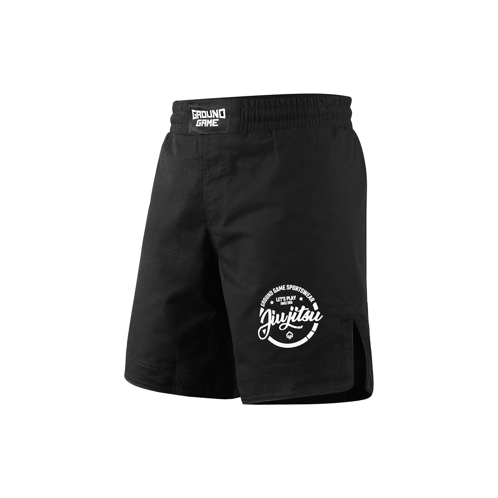 MMA kraťasy Ground Game JIU JITSU Ripstop černé FITexpert.cz
