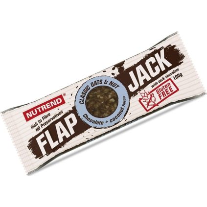 Nutrend FlapJack Gluten free 100g (Varianta Nutrend FlapJack Gluten free 100g - čokoláda+banán s hořkou čokoládou )