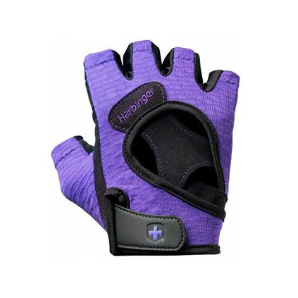 Harbinger Fitness rukavice 139 dámské, bez omotávky - fialové (Varianta Fitness rukavice 139 dámské, bez omotávky, fialové - velikost S (X))