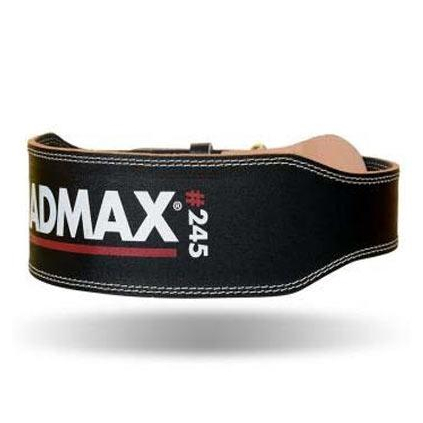MadMax Fitness opasek celokožený 245 - černý (Varianta Opasek celokožený 245 černý - velikost S)