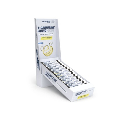 EnergyBody L-Carnitine Liquid Plus 20 x 30ml. (Varianta Balení: ampule 20x 30ml., Příchuť: ananas)
