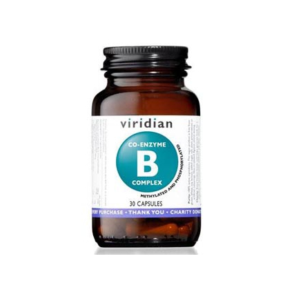 VIRIDIAN nutrition Co-enzyme B Complex 30 kapslí