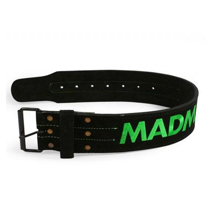 MadMax Fitness opasek kožený s karabinou 301 (Varianta Opasek kožený s karabinou 301 - velikost S)