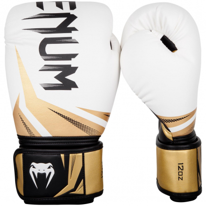 boxing gloves venum rukavice challenger 3.0 white black gold f1