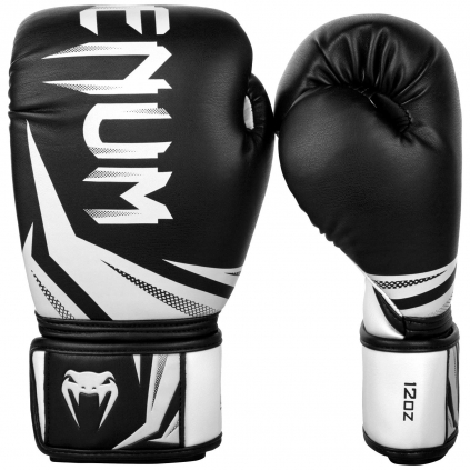 boxing gloves venum rukavice challenger 3.0 black white f0