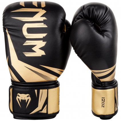 boxing gloves venum rukavice challenger 3.0 black gold f0