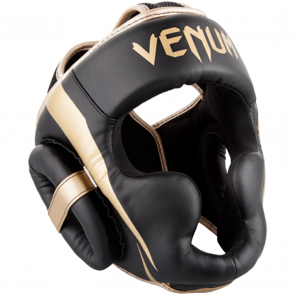 headgear venum elite black gold f1