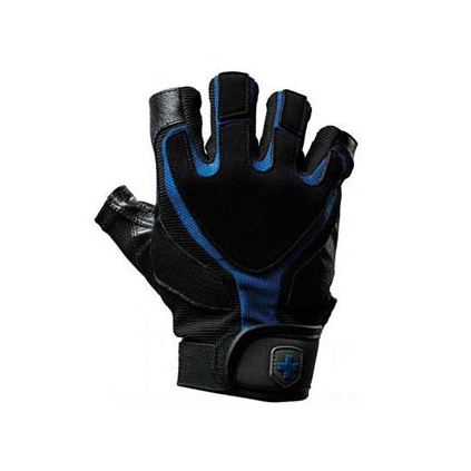 Harbinger Fitness rukavice 126 bez omotávky - černo-modré (Varianta Rukavice 126 bez omotávky velikost "M" - černo-modré)