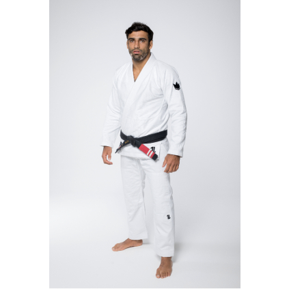 bjj gi kimono kingz one white bile jiu jitsu f1