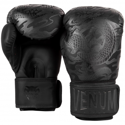 venum 03169 114 boxing gloves box rukavice dragons flight black black f3