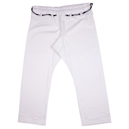 bjj pants kalhoty tatami basic white bile f1