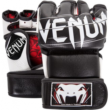 mma rukavice gloves venum undisputed2 black white f1