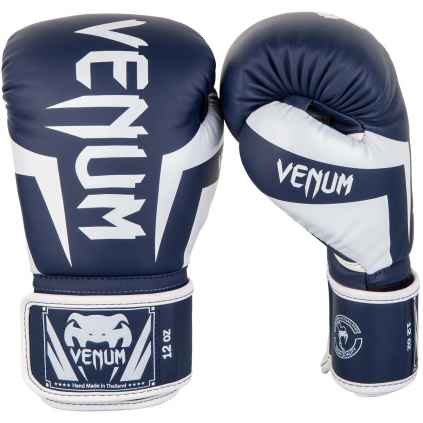 venum 1392 410 boxing gloves boxerske rukavice elite navyblue white f1