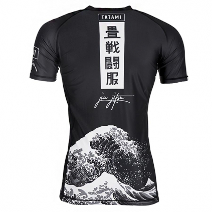 rashguard short tatami kanagawa black 3