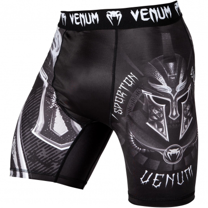 valetudo shorts venum gladiator 3.0 black white 1