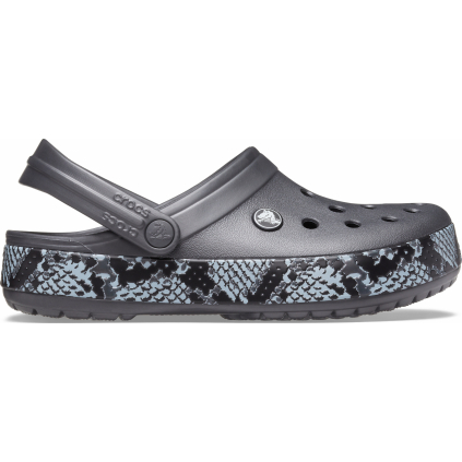 Crocs Crocband Snake Print Clog Graphite/Black