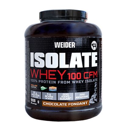 222899 weider isolate whey 100 cfm 908 g varianta isolate whey 100 cfm 908 g chocolate fondant