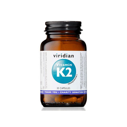 VIRIDIAN nutrition Vitamin K2 30 kapslí