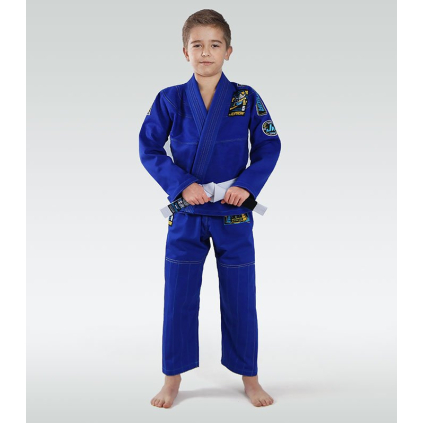 Dětské BJJ kimono / gi Ground Game Junior 3.0 - Modré (Velikost K00)