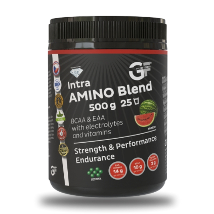 GF nutrition Intra AMINO Blend 500 gramů (Varianta Intra AMINO Blend 500 gramů - meloun)