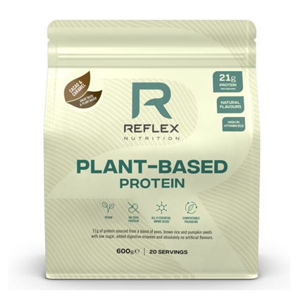 Reflex Nutrition Plant Based Protein 600 g (Varianta Plant Based Protein 600 g - cacao-caramel (X))
